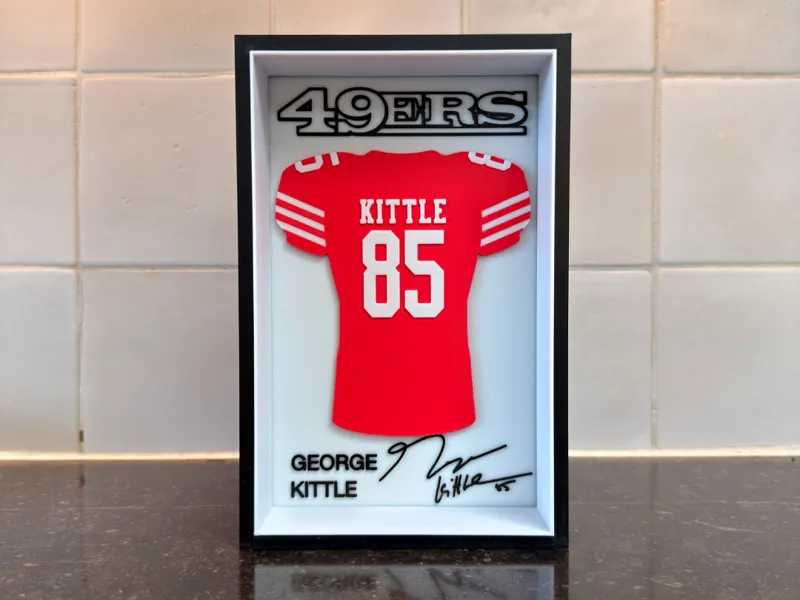 George Kittle - San Francisco 49ers - Jersey Frame