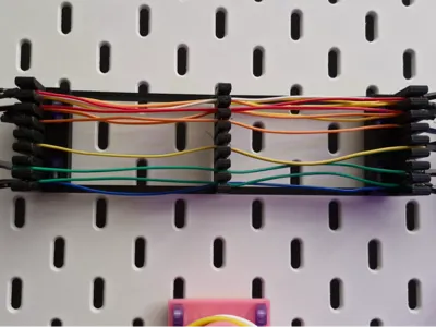 Jumper Wire Organizer - mounting for SKÅDIS board