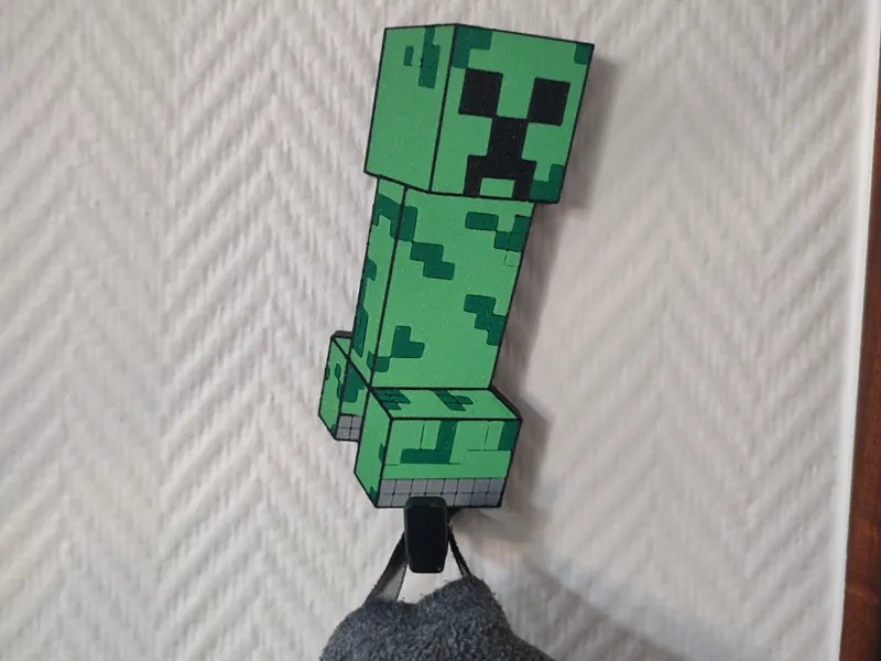 Minecraft Creeper - Auswechselbarer Kleiderhaken