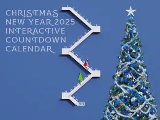 Santa Slide 2024 Christmas & New Year