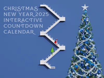 Santa Slide 2024 Christmas & New Year 