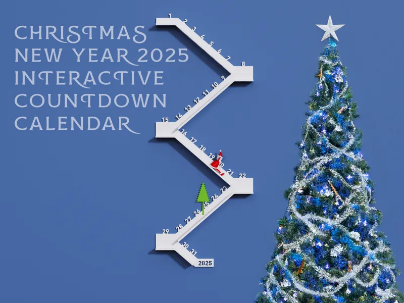 Santa Slide 2024 Christmas & New Year 