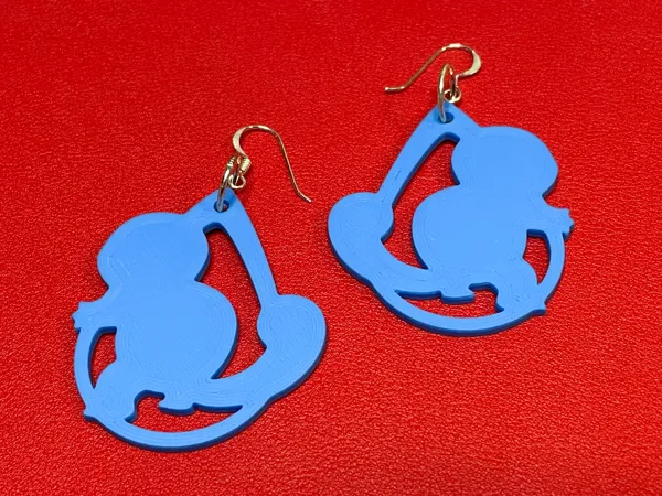 Boucles d'oreilles ou porte-clés Squirtle