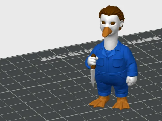 Desk Porch Goose Michael Myers