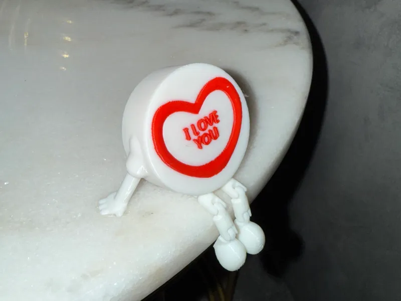 Articulated Love Heart Sweet 'I Love you'
