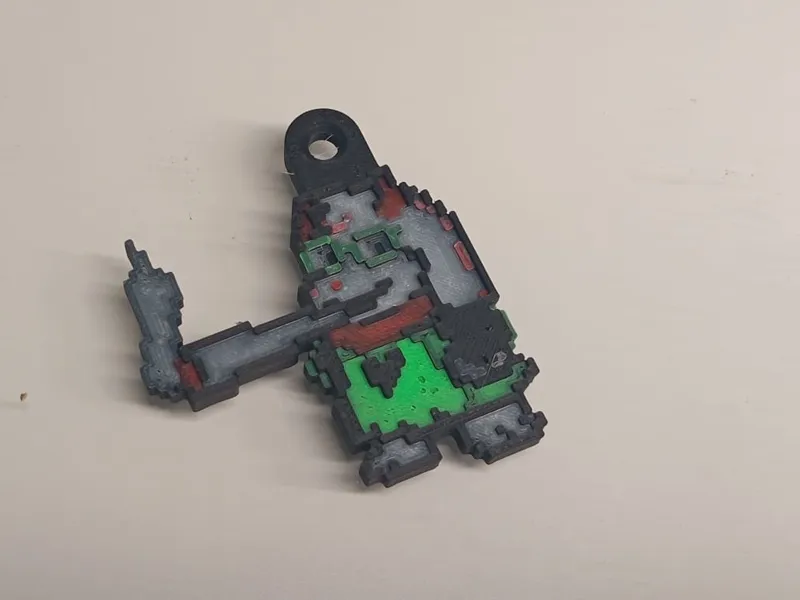 Smoking deltarune Ralsei meme keychain