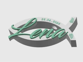 Konfirmation, Kommunion, Firmung mit Namen Lena
