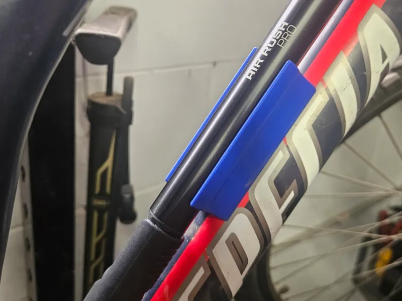 Bike pump holder