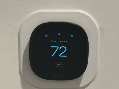 Ecobee Premium Thermostat Minimal Wall Trim