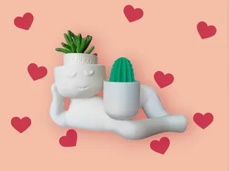 Cactus vase
