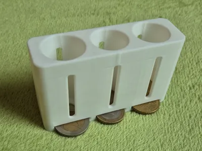 Coin Sorter & Storage for Euro Coins 1€, 2€ & 50ct