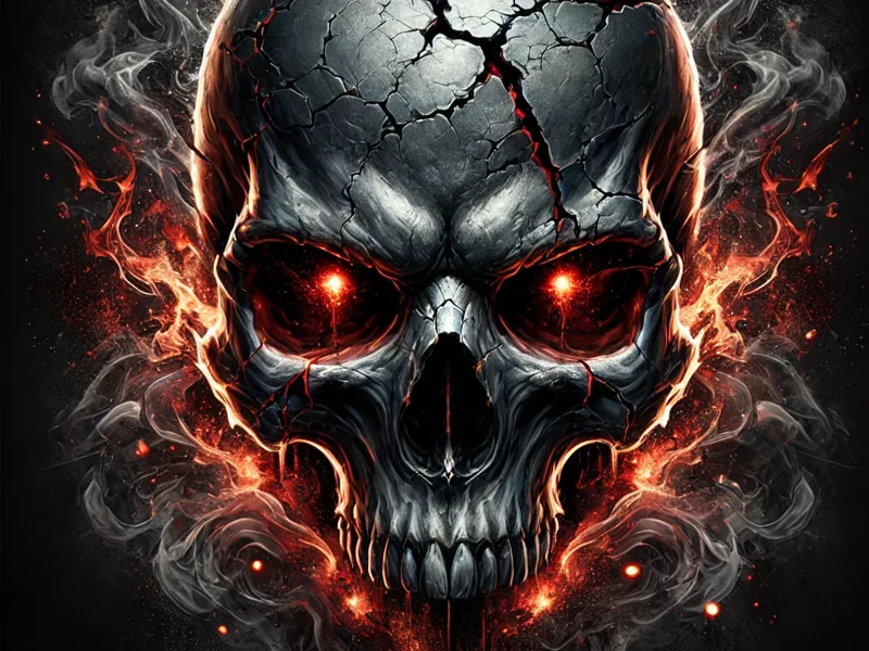 Totenkopf in Flamen