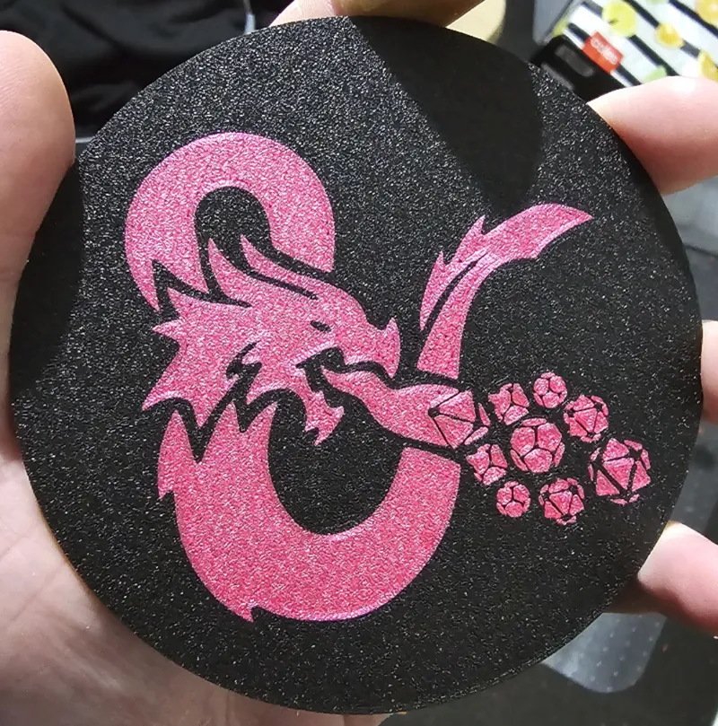 2 Layer Dragon-DnD Coaster 