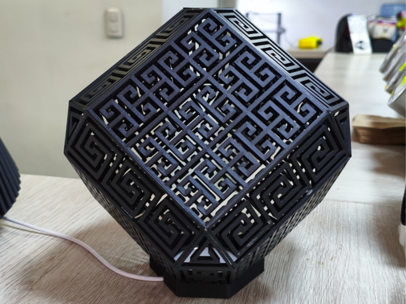 Greek Meander Lamp