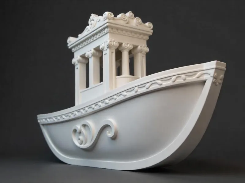 Benchy of Olympus, an Ancient Greek style Benchy