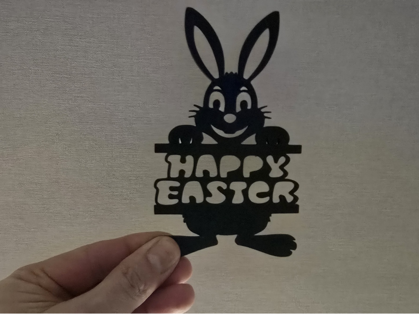 Happy Easter bunny Art 2D