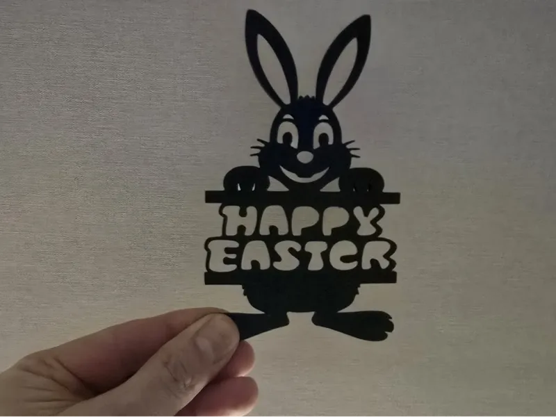 Happy Easter bunny Art 2D