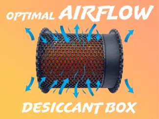 Optimal Airflow Silica Box / Desiccant Holder
