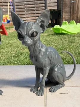 Figura decorativa: Duo Alien – Bouledogue & Sphynx — vista de referencia 2