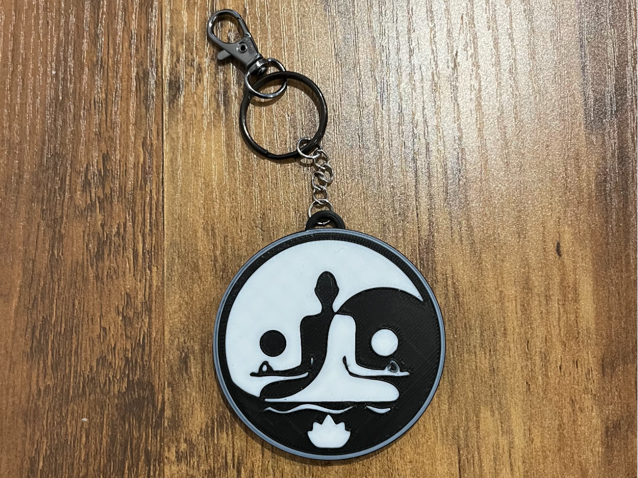 Yin & Yang Meditation Keychain 