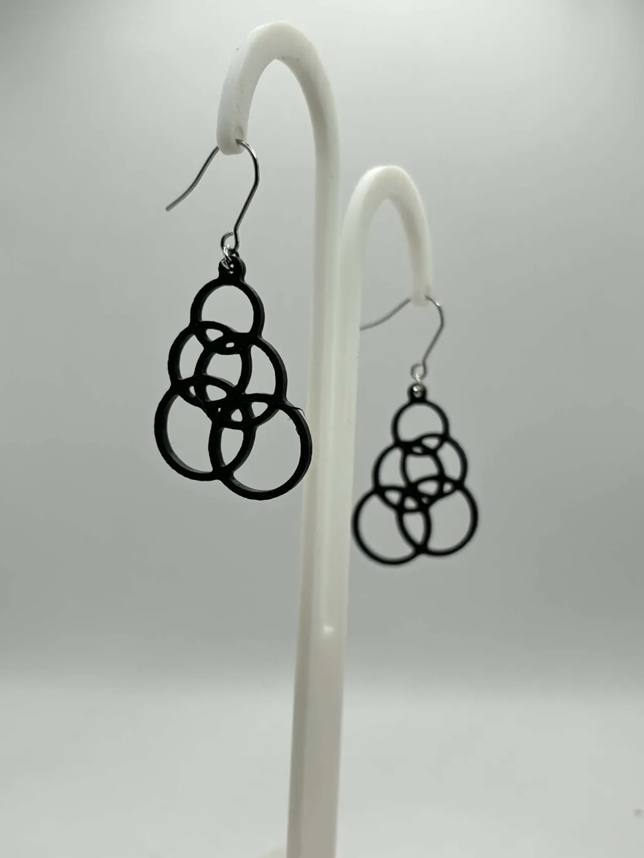 Infinity Circles Earrings - No AMS view 3