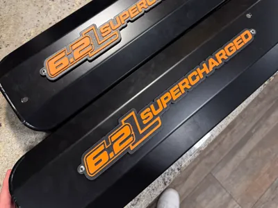 6.2L Supercharged Coil Cover Badge