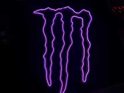 Monster Logo LED