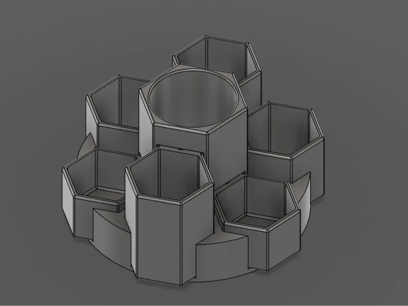 Hex Desk Organizer