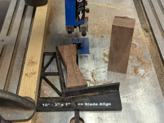 Bowtie Jig - 10-degree 3" x 1" Bowtie
