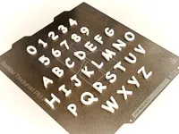 Alphabet complet lettres et chiffres - police Comic Sans MS — photo 2