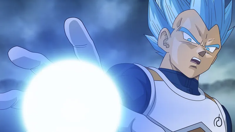 Vegeta Super Saiyan God Blue HueForge
