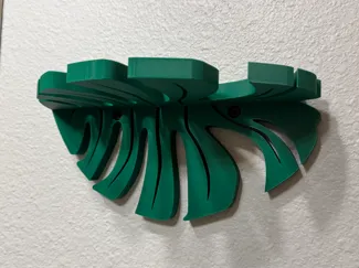 Monstera Leaf Shelf Point Left