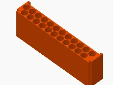 Modulare Stifthalterung - 12er Lochbreite