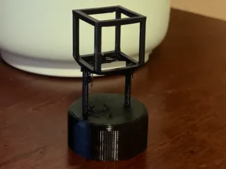 Bottle Cap Geometric PET Printer Test