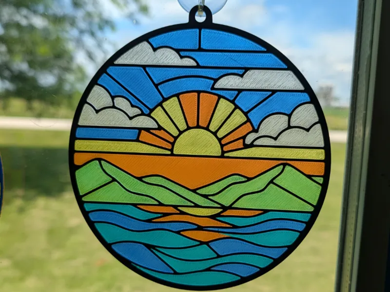 Sunset Sun Catcher