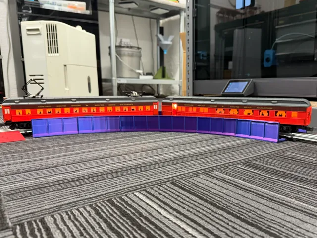 O-Gauge Curved Girder Bridge System