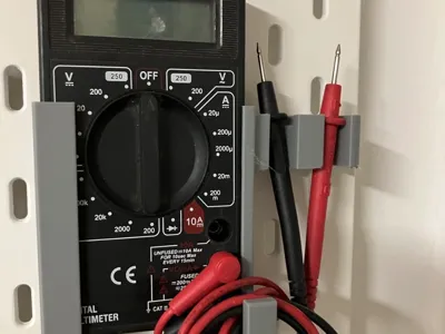 Multimeter Skadis holder - 70x25 mm
