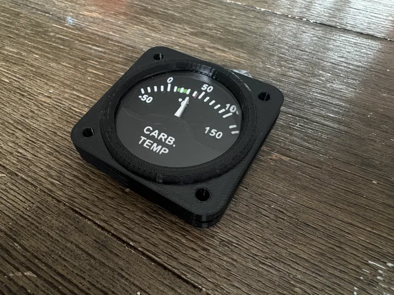 P-51 Carburetor Temperature Gauge
