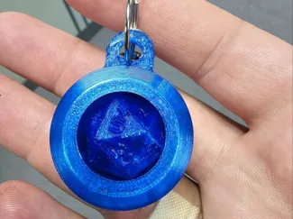 D20 Dice Keychain