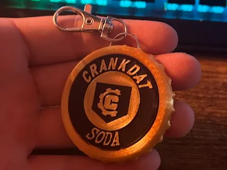 Crankdat Bottle Cap Keychain