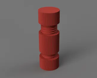 Impossible bolt - Print in place fidget toy