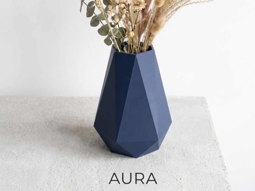 "AURA" Vase - Geometric Minimalist Decor