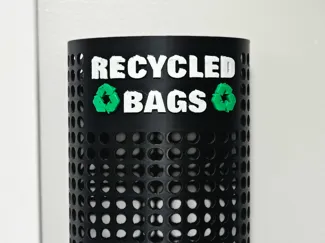 Grocery Bag Recycler Wall Mount Dispenser
