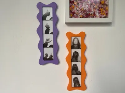 Photoautomat Photo Booth Wavy Frame