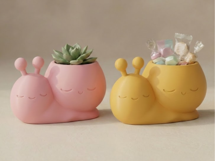 "Snailpal" Cute Pot - Cozy Desk Organizer