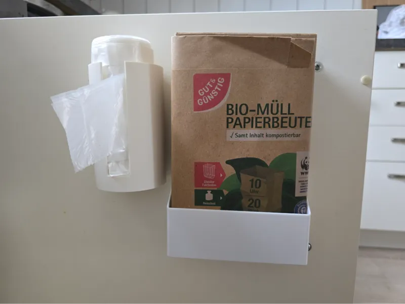 Halterung für Bio-Müll Papierbeutel