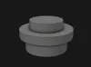 3024 Plate 1x1 Round