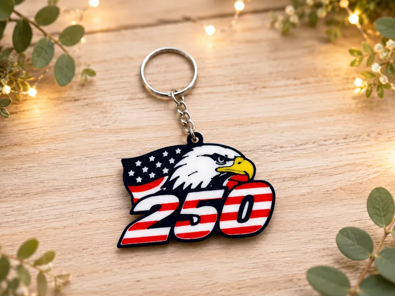 USA 250 Keychain