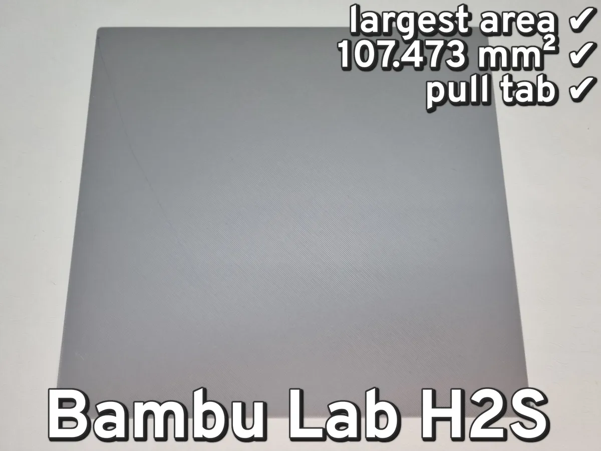 H2S First Layer Adhesion Test ⧸ Bed Cleaning - Free 3D Print Model ...
