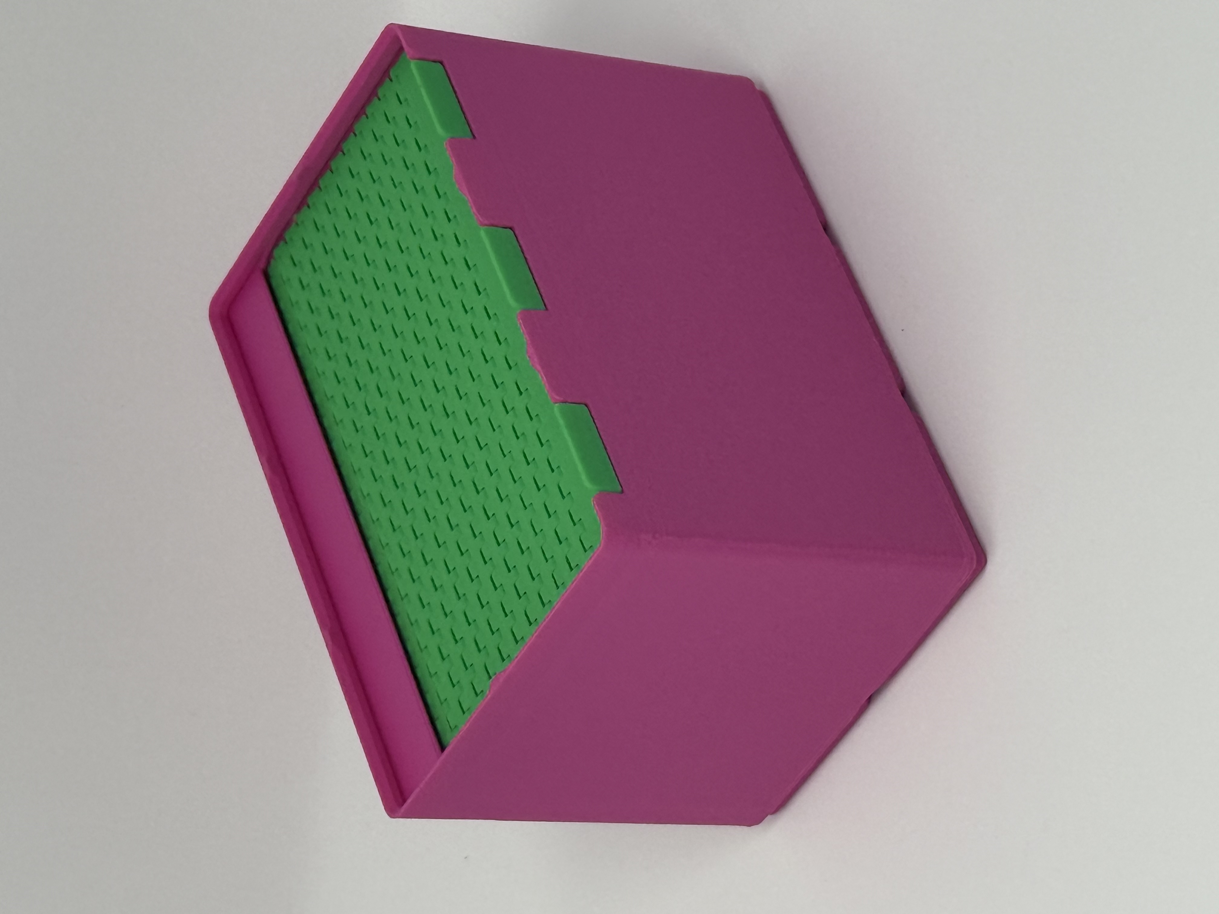 Miniatura 7 do modelo 3D Gridfinity bin (stackable) with roller lid